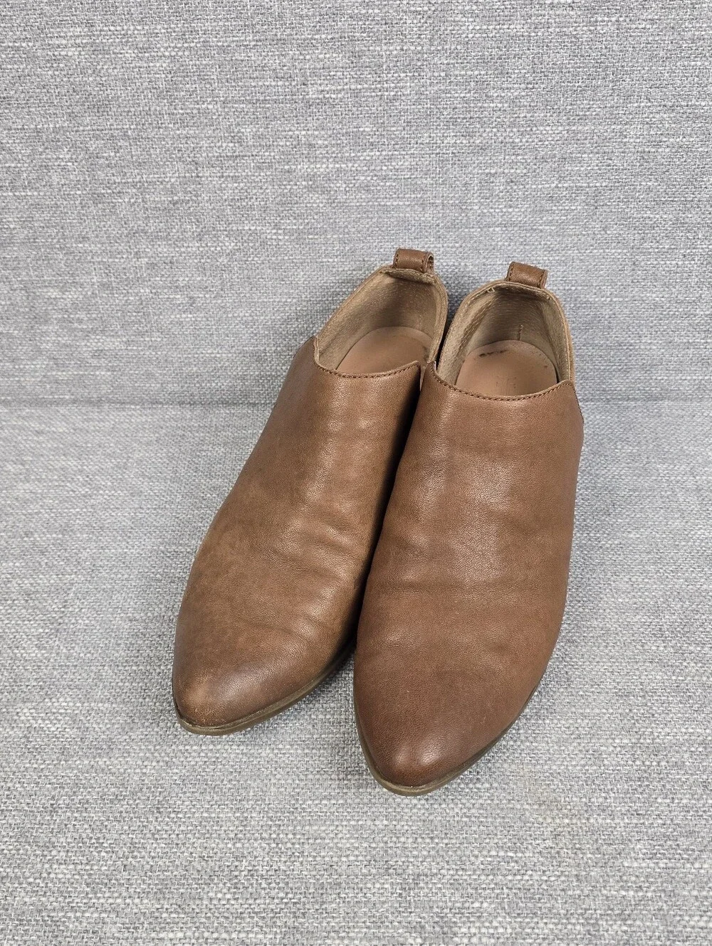Frye Rowen Tan Leather Ankle Booties Womens Sz 8.5M